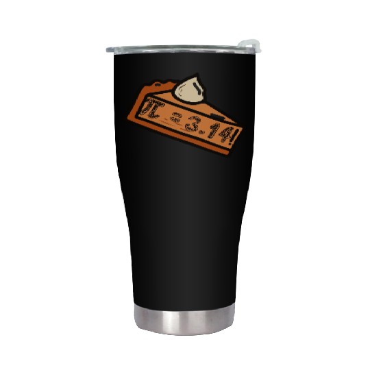 Cute Pie Pi Symbol For Pi Day Stainless Steel Tumblers