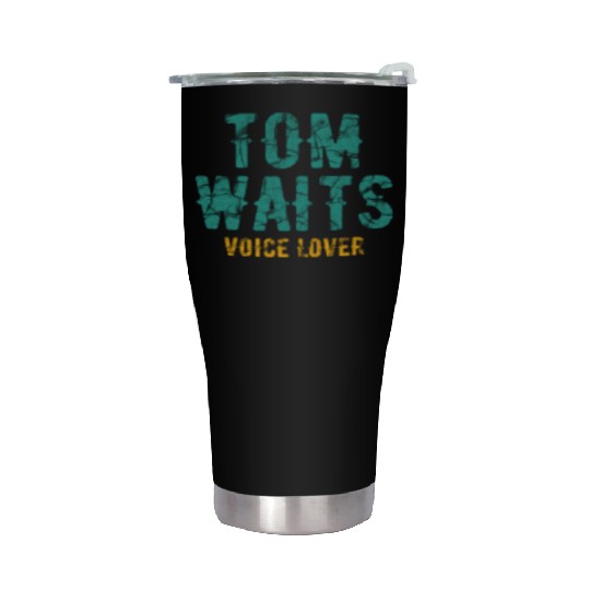 Tom Waits Voice Lover Retro Stainless Steel Tumblers
