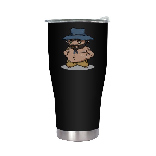 Farmer TeeJ Chibi Stainless Steel Tumblers