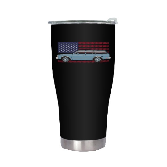 Usa Light Blue Stainless Steel Tumblers