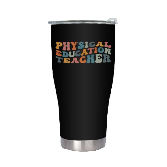Groovy Physical Education Teacher PE Teaching Stainless Steel Tumblers