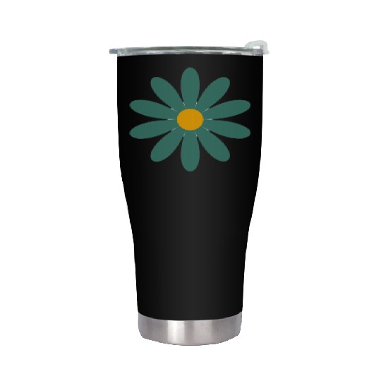 green daisy Stainless Steel Tumblers