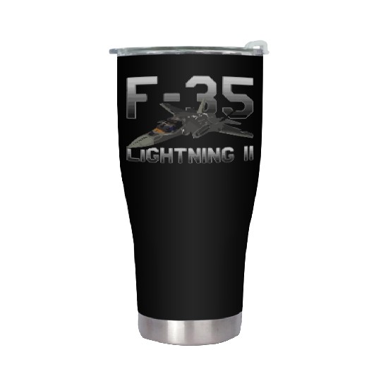 F 35 Lightning II Stainless Steel Tumblers