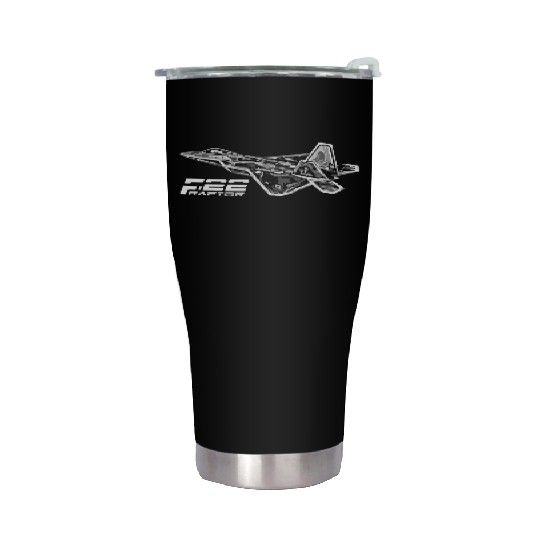 F 22 RAPTOR Stainless Steel Tumblers