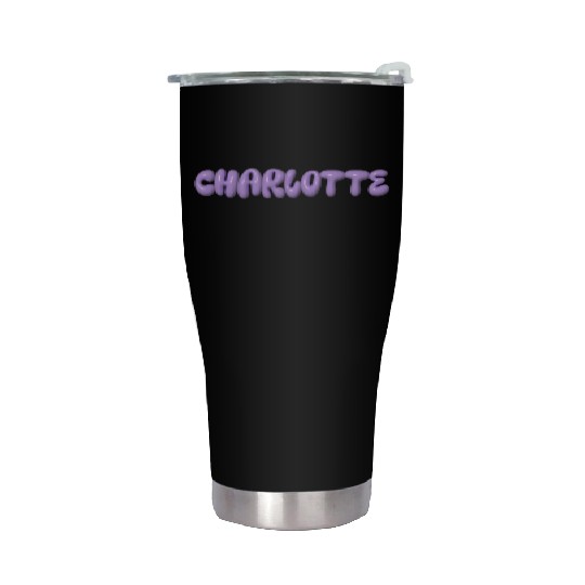 Charlotte: A Royal Name Choice! Stainless Steel Tumblers