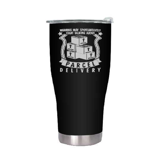 Package Messenger Postbote Parcel Delivery Company Stainless Steel Tumblers