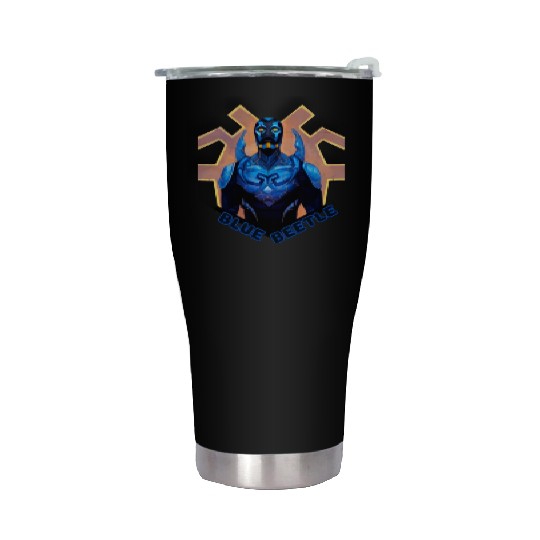 Blue Beetle Stainless Steel Tumblers