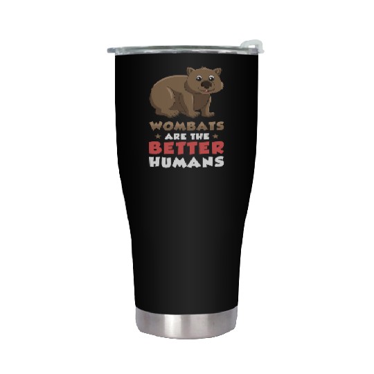 Wombat Australian Animal Lover Stainless Steel Tumblers