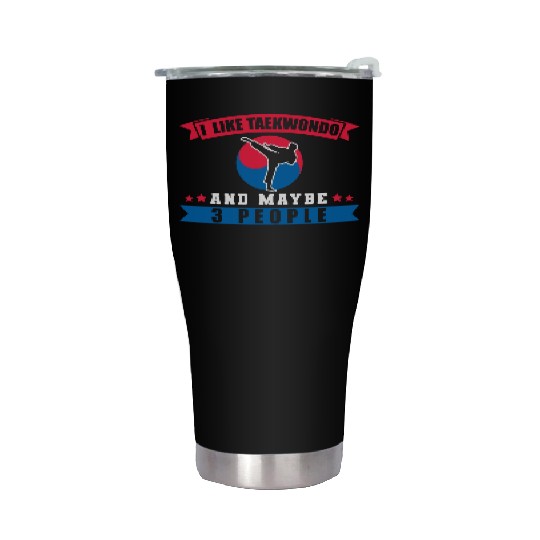 TKD Korean Martial Arts Tae Kwon Stainless Steel Tumblers