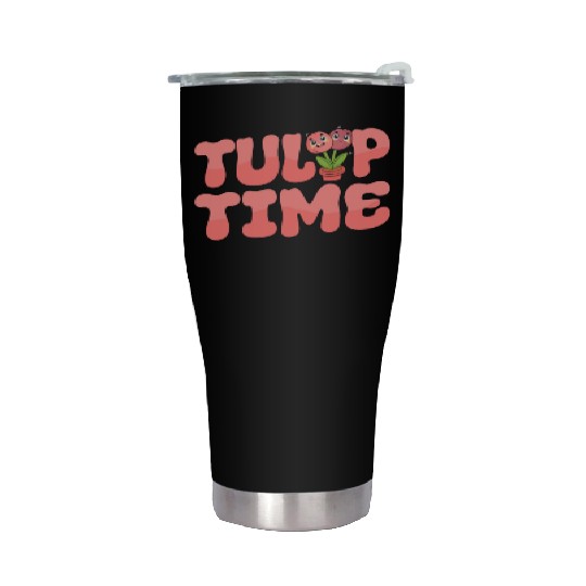 Tulip Gardening Cute Stainless Steel Tumblers