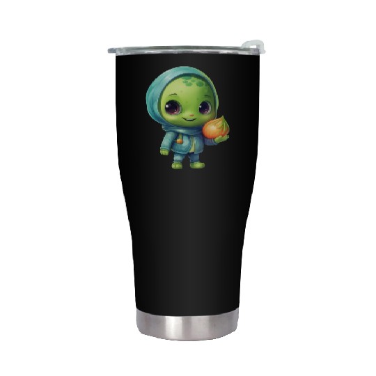 Sweet Alien Onion: Veggie Enchantment Stainless Steel Tumblers