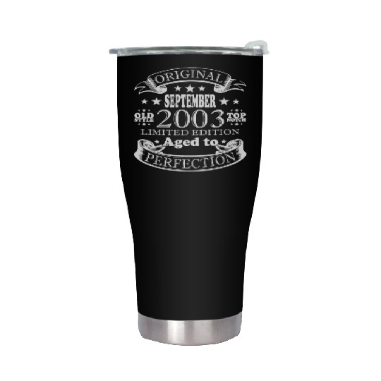 september 2003 Anniversary september 2003 septembe Stainless Steel Tumblers