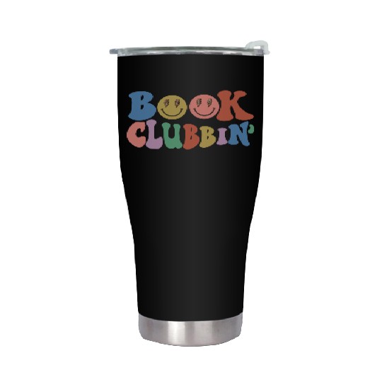 Book Clubin Librarian Literature Lover Book Nerd Stainless Steel Tumblers