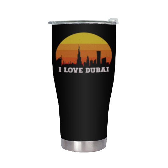 I love Dubai Stainless Steel Tumblers