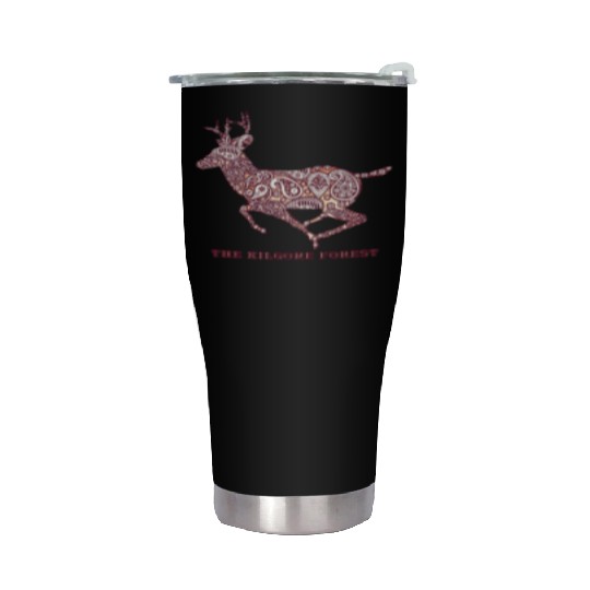 Deer - Maroon Stainless Steel Tumblers