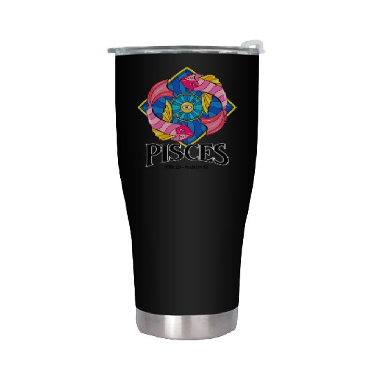 Pisces Pride Stainless Steel Tumblers: Show Off Your Zodiac