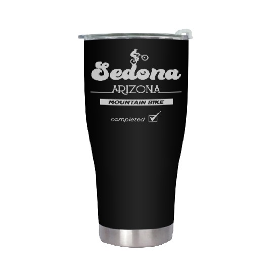 Sedona Arizonna Mountain Biking Stainless Steel Tumblers