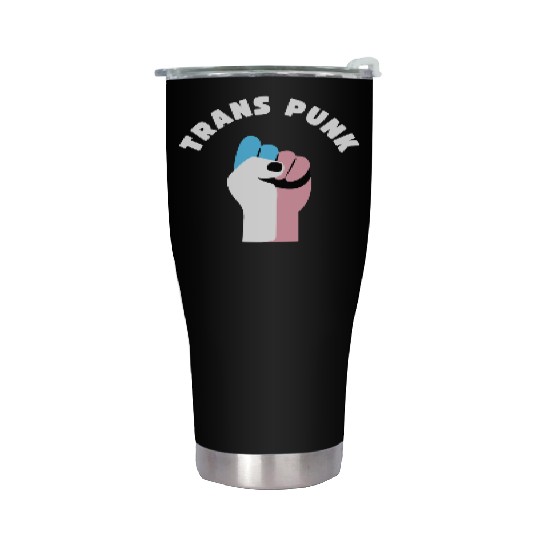 Trans Punk Transgender Pride Stainless Steel Tumblers