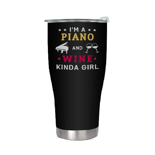 Funny Piano Teacher Women Stainless Steel Tumblers