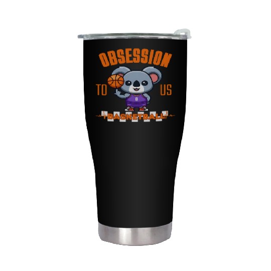 obsession to us basketball Stainless Steel Tumblers