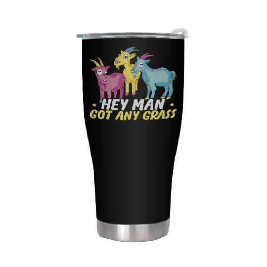 Goat Lover Kid Ranch Wool Farm Animal Farming Stainless Steel Tumblers