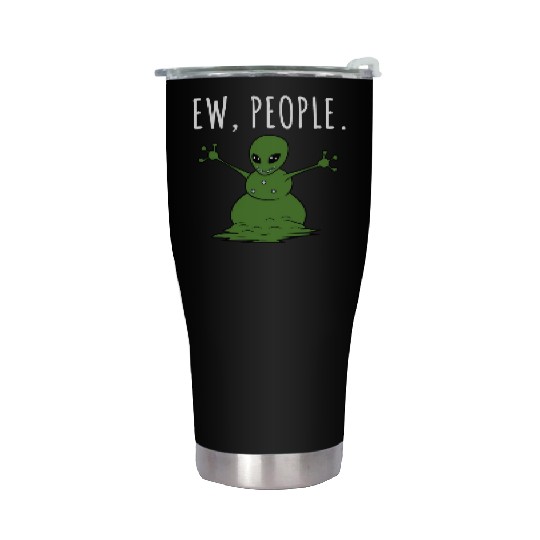 Ew People Alien Snowman Stainless Steel Tumblers
