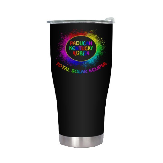 Total Solar Eclipse Paducah Kentucky 4/28/24 Kids Stainless Steel Tumblers
