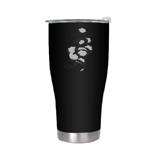 morally grey Stainless Steel Tumblers