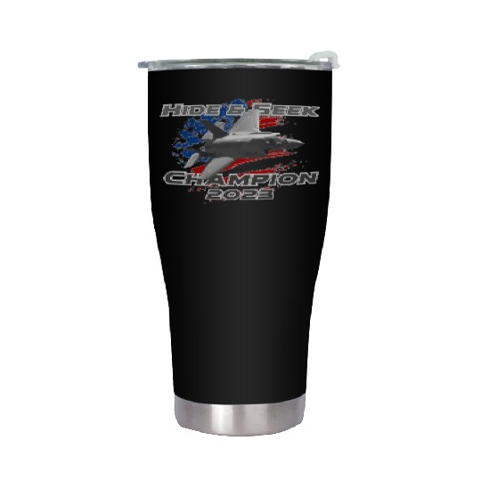 F-35 Hide and Seek Champion Stainless Steel Tumblers