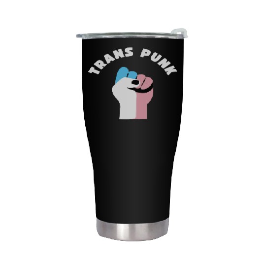 Trans Punk Transgender Pride Stainless Steel Tumblers