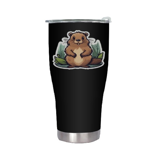 Eager Beavers Stainless Steel Tumblers