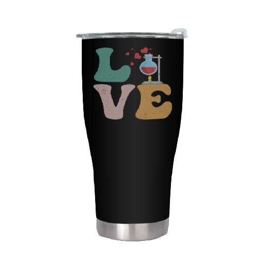 Chemistry Chemist Science LOVE Stainless Steel Tumblers
