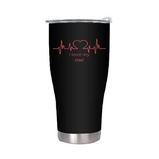 I love my dad Stainless Steel Tumblers