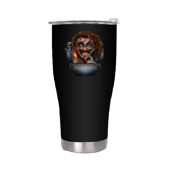 Horror toilet Monster #2 Stainless Steel Tumblers