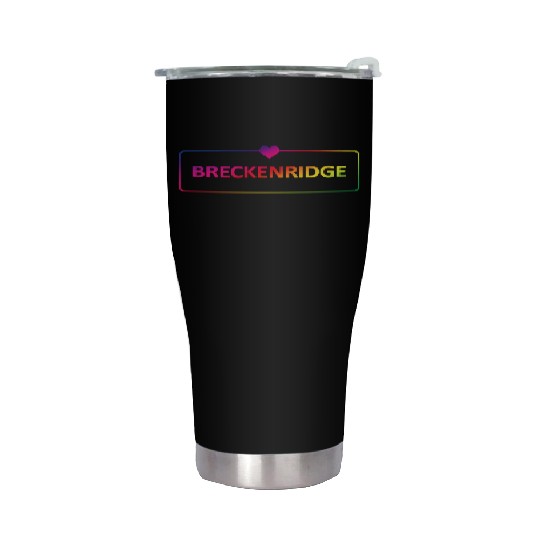 Breckenridge Colorado Usa Stainless Steel Tumblers