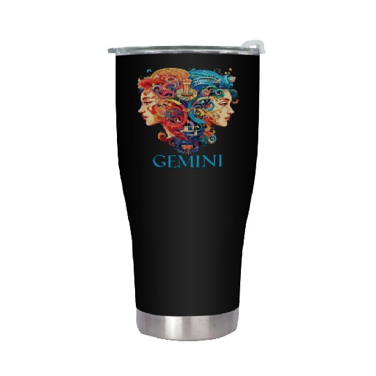 Embrace Your Gemini Identity: Gemini Pride Stainless Steel Tumblers