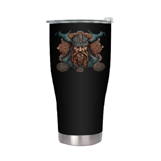 Viking / Odin / Thor / Celtic / Helmet / Nordic Stainless Steel Tumblers
