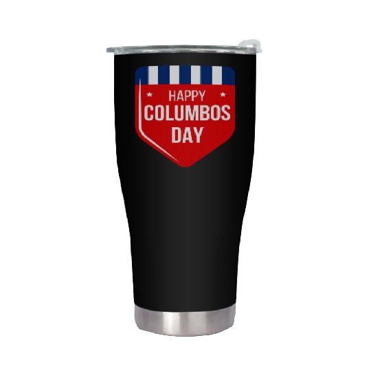 Columbus Day Celebration:Explore, Discover Stainless Steel Tumblers