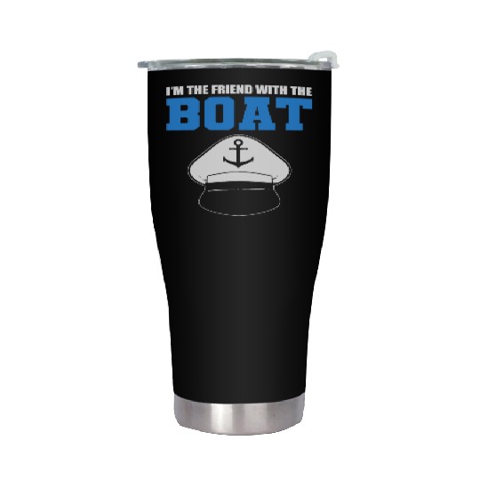 Friend with Boat Yacht Owner Gift Stainless Steel Tumblers