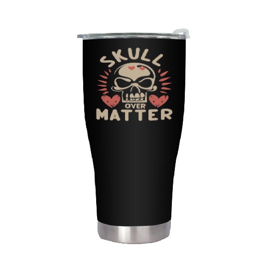 Totenkopf Skull Skulls Totenschädel Spruch Stainless Steel Tumblers