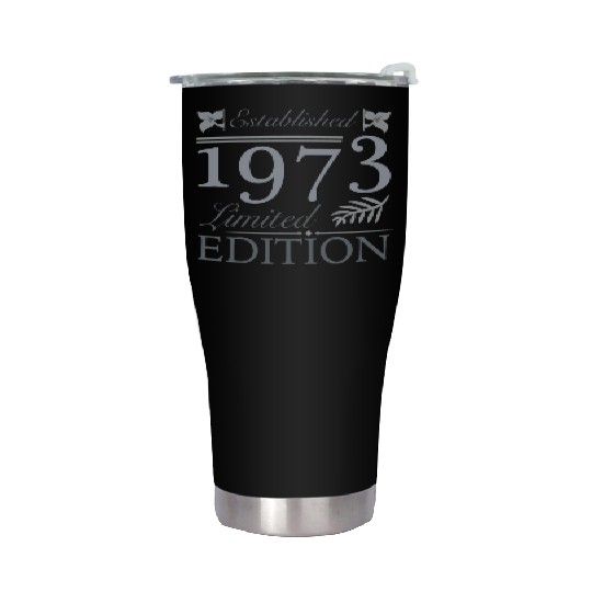 Established 1973 50th Birthday Stainless Steel Tumblers