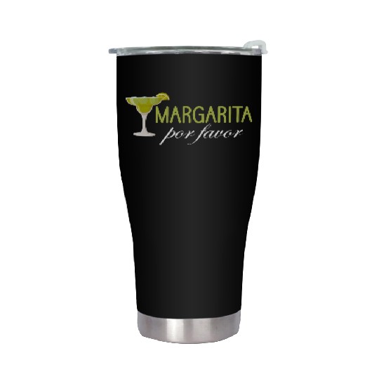 Margarita Por Favor Mexico Siesta Festivals Stainless Steel Tumblers