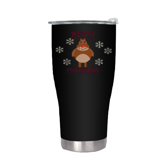 Reindeer: The Magic of Christmas Stainless Steel Tumblers