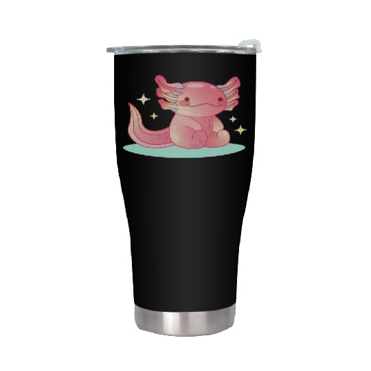 Axolotl Relax Design for Axolotl Lovers Stainless Steel Tumblers