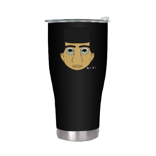Seki character face Stainless Steel Tumblers