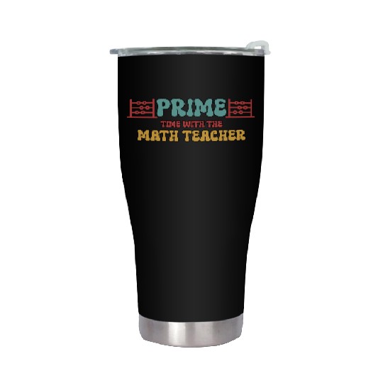 Prime Time With The Math Teacher Stainless Steel Tumblers