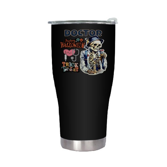 "Spooky Medical Greetings" Stainless Steel Tumblers