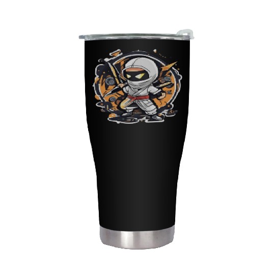 Data Ninja Funny Gold Big Data Analyst Stainless Steel Tumblers