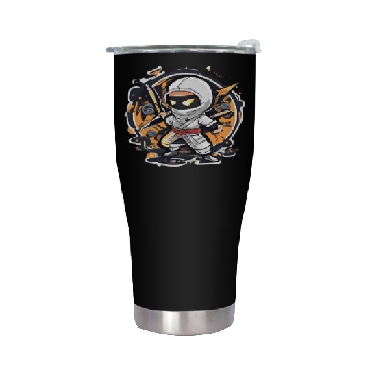 Data Ninja Funny Gold Big Data Analyst Stainless Steel Tumblers