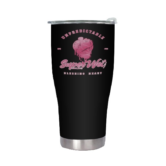 Unpredictable bleeding heart (pale style) Stainless Steel Tumblers